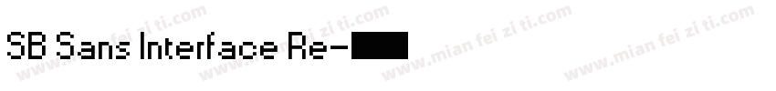 SB Sans Interface Re字体转换
